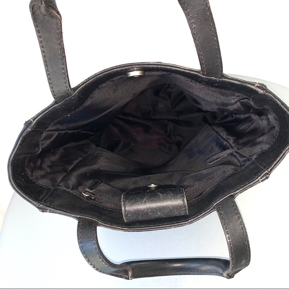 Ralph Lauren Black Leather Shopper Tote Bag - Picture 5 of 5